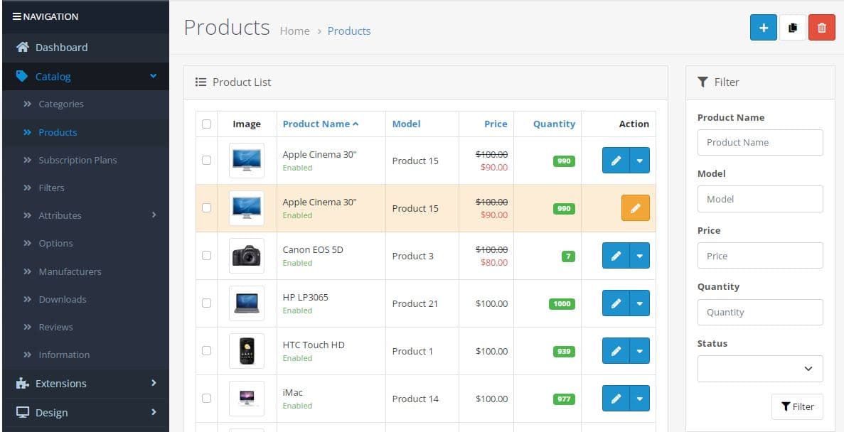 OpenCart